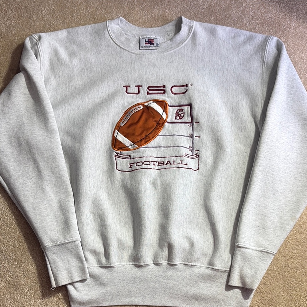 Vintage USC Football Crewneck Sweater
